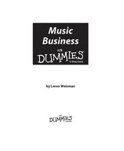 Load image into Gallery viewer, EDU: Music Business For Dummies .pdf (D/D)
