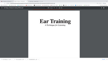 Load image into Gallery viewer, EDU: Ear Training: A Technique for Listening .pdf (D/D)
