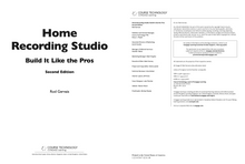 Load image into Gallery viewer, EDU: Home Recording Studio: Build It Like the Pros .pdf (D/L)
